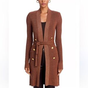 L'AGENCE Noe Double Breasted Cardigan  medium